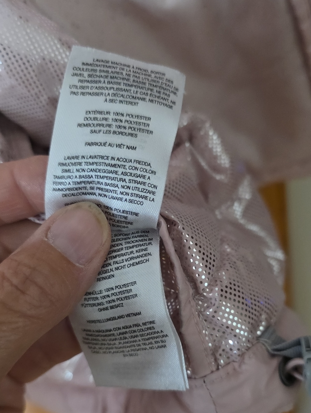 Omni Heat Columbia Pale Pink Quilted Puffer Jacket - Picture 10 of 10